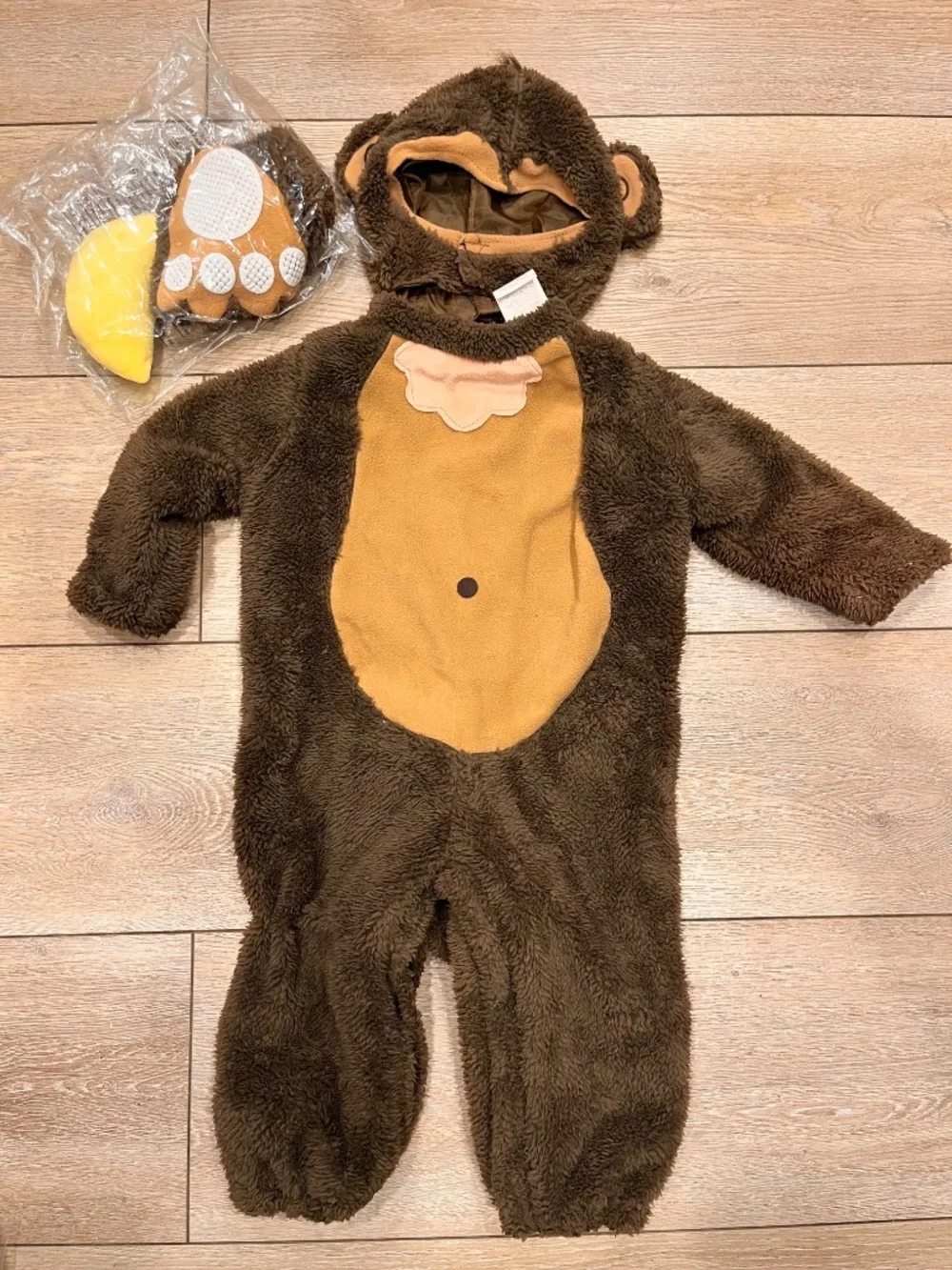Spooktacular Creations Toddler Monkey Costume with Banana -- like new